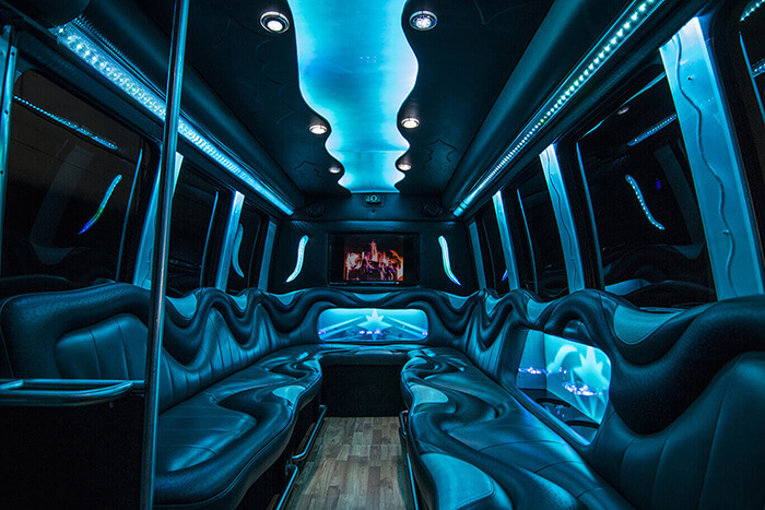 Luxurious party bus