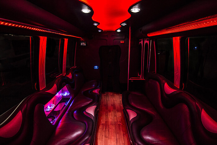 Party bus rental with the best amenities