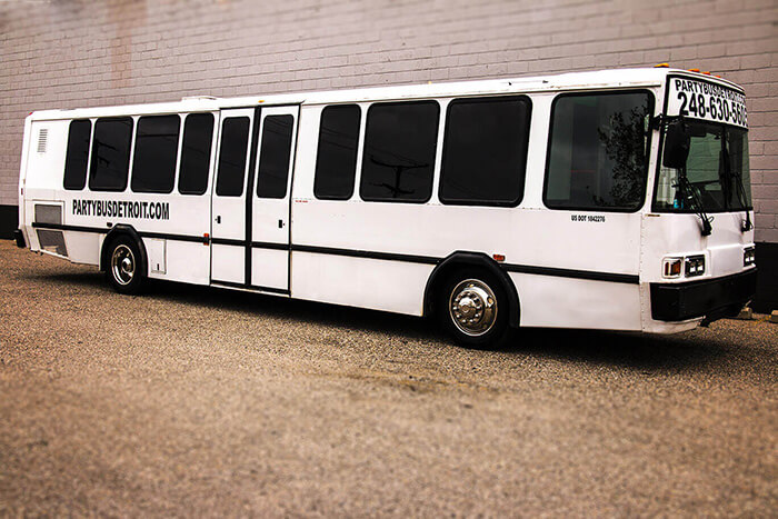 Traditional party bus service