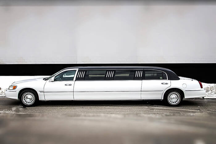Limousine with comfortable seats